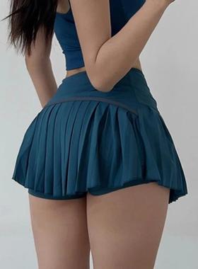 Skirt Gym Tennis Skirts Women Workout Cycling Fitness Shorts