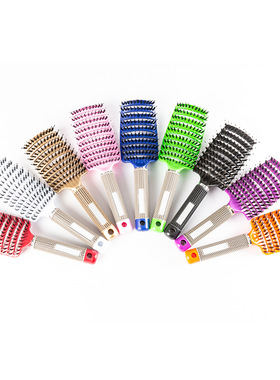 Hair Brush Curved Vented Brush Wet Dry Curly Straight Hair