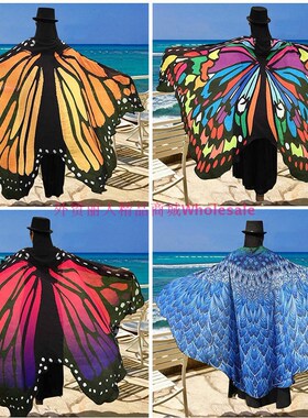 Fashion Beach towel Women Bikini shawl travel cloak 沙滩巾