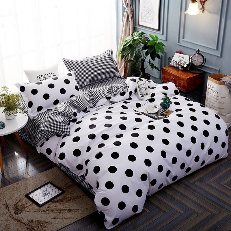 Three-piece bedding set Aloe cotton bed linen set of four-pi
