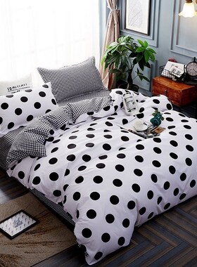 Three-piece bedding set Aloe cotton bed linen set of four-pi