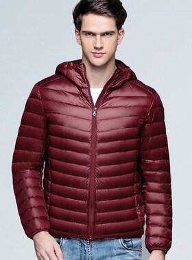 2018 Men winter down jackets boy warm hooded man cotton coat