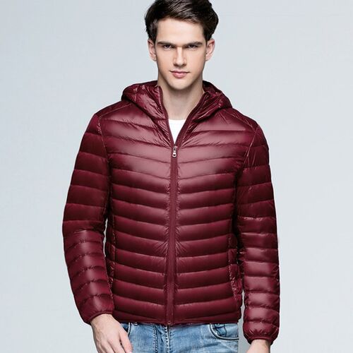 2018 Men winter down jackets boy warm hooded man cotton coat