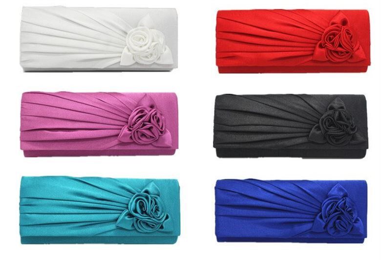 The bride hand bag rose flowers late outfit bag dinner