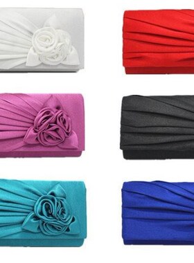 The bride hand bag rose flowers late outfit bag dinner