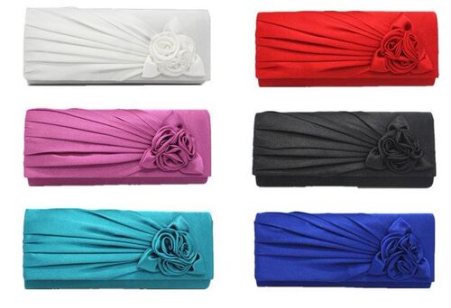 The bride hand bag rose flowers late outfit bag dinner