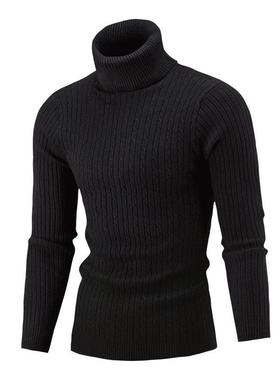 Men winter warmth turtleneck sweater pullover knitwear 毛衣