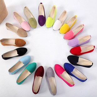 2019 Women Shoes Candy Color Woman Loafers Flat Shoes
