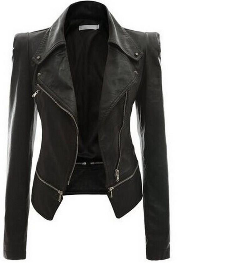 2018 Winter Pu  Jacket 皮夹克 Coat For Women Jackets
