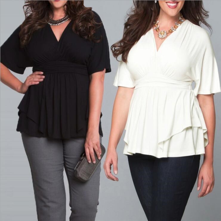 big size women blouses tops Clothes 大码肥婆装女 4XL 5XL 6XL