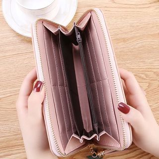 钱包女 简约wallet women 2018 new fashion ins钱夹长款拉链小包