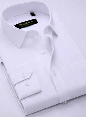 men White Casual shirts cotton long sleeve shirt for men衬衫