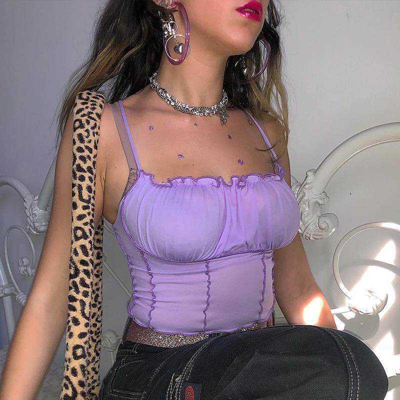 欧美女装20夏季性感方领木耳