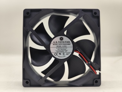 U.S.TOYO FAN 12025 12CM USTF1202524HW 24V 0.21A直流 散热风扇