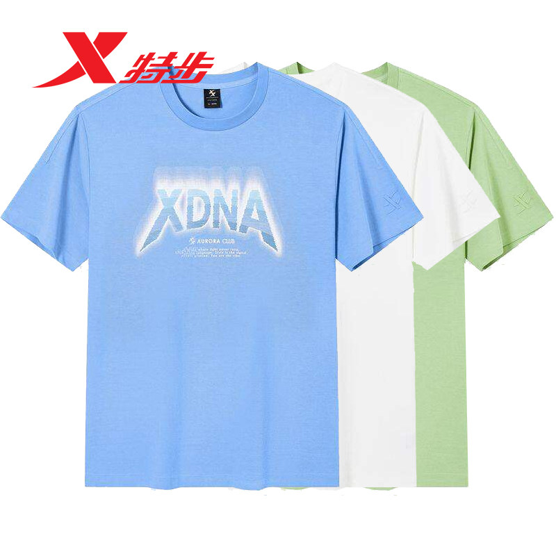 特步短袖T恤男XDNA体恤