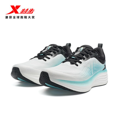 特步男鞋网面透气运动鞋男士跑步鞋2025秋季新款网面透气休闲鞋子