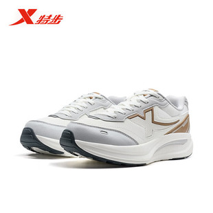 X70SE运动鞋 皮面老爹鞋 阿甘鞋 新款 974119320022 2026春季 特步男鞋