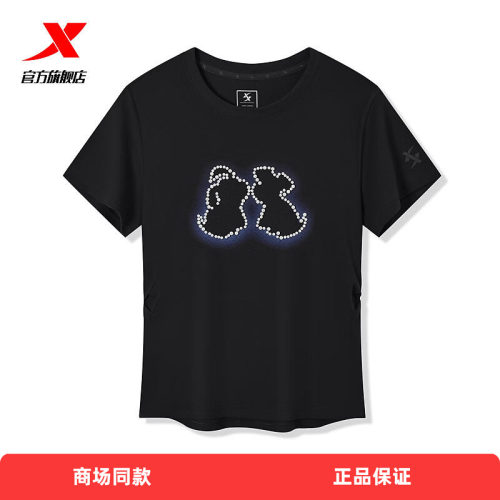 特步运动短袖女2026夏季新款