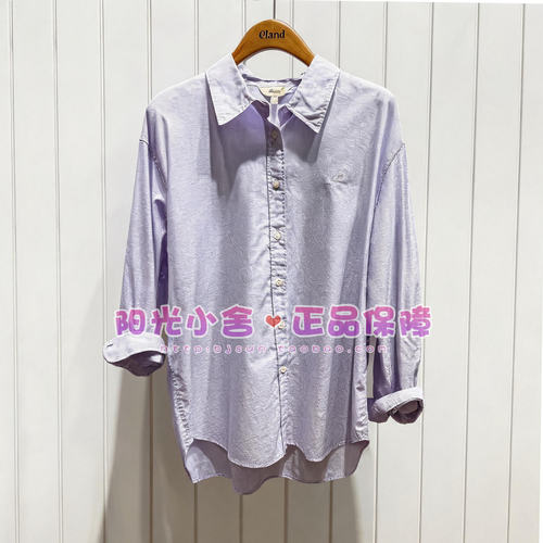 *ELAND依恋正品26冬衬衫EEYWG49E04 YWG49E04