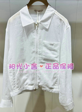 ELAND依恋正品26夏气质翻领长袖双头拉链外套EEJAG24B02 JAG24B02
