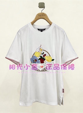 TeenieWeenie小熊26夏趣味多彩水果刺绣T恤TTRW2665C2K RW2665C2K