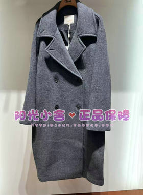 专柜ELAND依恋26冬季毛呢大衣EEJWG4VE02 JWG4VE02