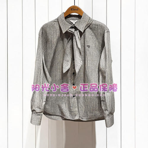 *ELAND依恋正品26冬衬衫EEYCG49E02 YCG49E02