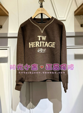 TeenieWeenie小熊2025冬圆领卫衣TTMA254VW2B MA254VW2B