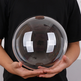 18寸24寸网红生日装饰波波球透明羽毛填充物纪念日求婚场景波波球