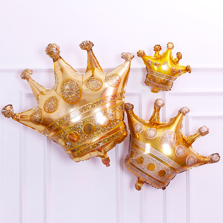成人生日装饰派对客厅布置金色皇冠铝膜气球儿童周岁生日聚会气球,节庆用品/礼品,气球,淘宝优惠券,粉丝福利购,淘宝优惠卷