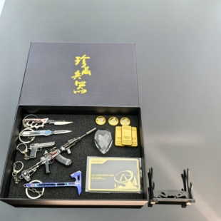 三角洲武器模型周边腾龙突击步枪信条黑海挂件非洲之心礼盒装玩具