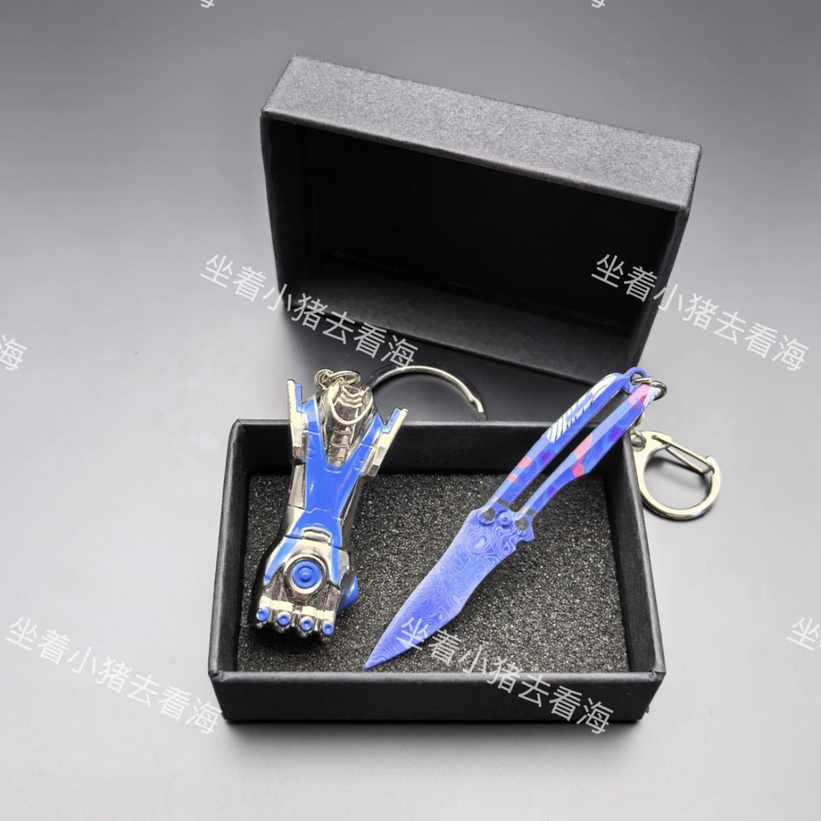 吃鸡游戏周边武器破风机械拳套挂件冷锋迷你套装妹控MK14钥匙扣