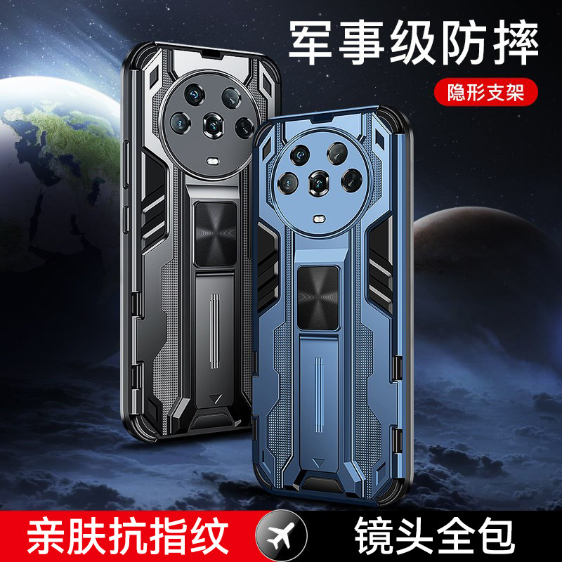 适用华为荣耀magic4手机壳保护套气囊荣耀magic4pro手机套防摔LGE一AN00新款镜头全包防摔创意硅胶男个性创意