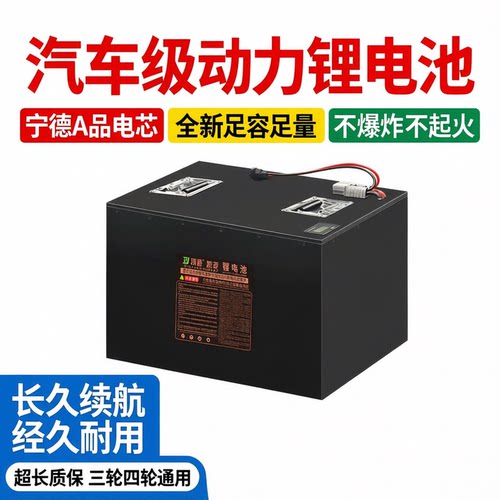 顶爵宁德电芯快递电摩锂电池快充