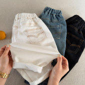 水洗儿童直筒裤 英国KABEI 子 春秋季 休闲裤 TREE男童牛仔裤 2026新款