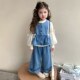 TREE女童套装 牛仔马甲阔腿裤 2026新款 英国KABEI 春秋季 休闲两件套