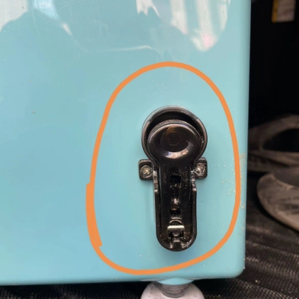 雷臣钓箱升降脚按钮开关卡扣锁高低调节器控制器按键加厚通用