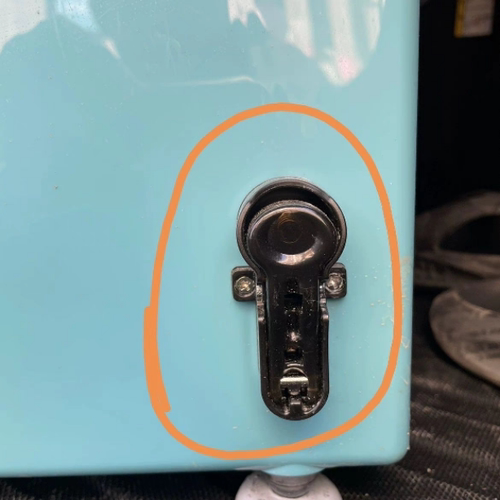 雷臣钓箱升降脚按钮开关卡扣锁高低调节器控制器按键加厚通用
