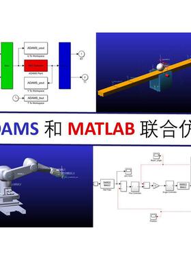 adams和matlab simulink联合彷真模型代做，模型搭建与分析
