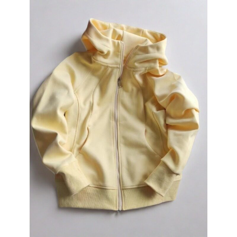 初秋季修身卫衣运动休闲大码瑜伽上衣开衫外黄色外套女春秋款连帽