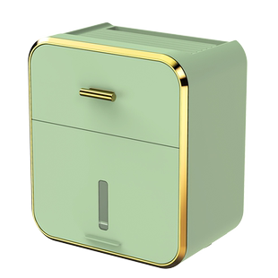 卫生间厕纸盒壁挂式防水厕所纸巾盒抽纸盒免打孔卫生纸卷纸置物架