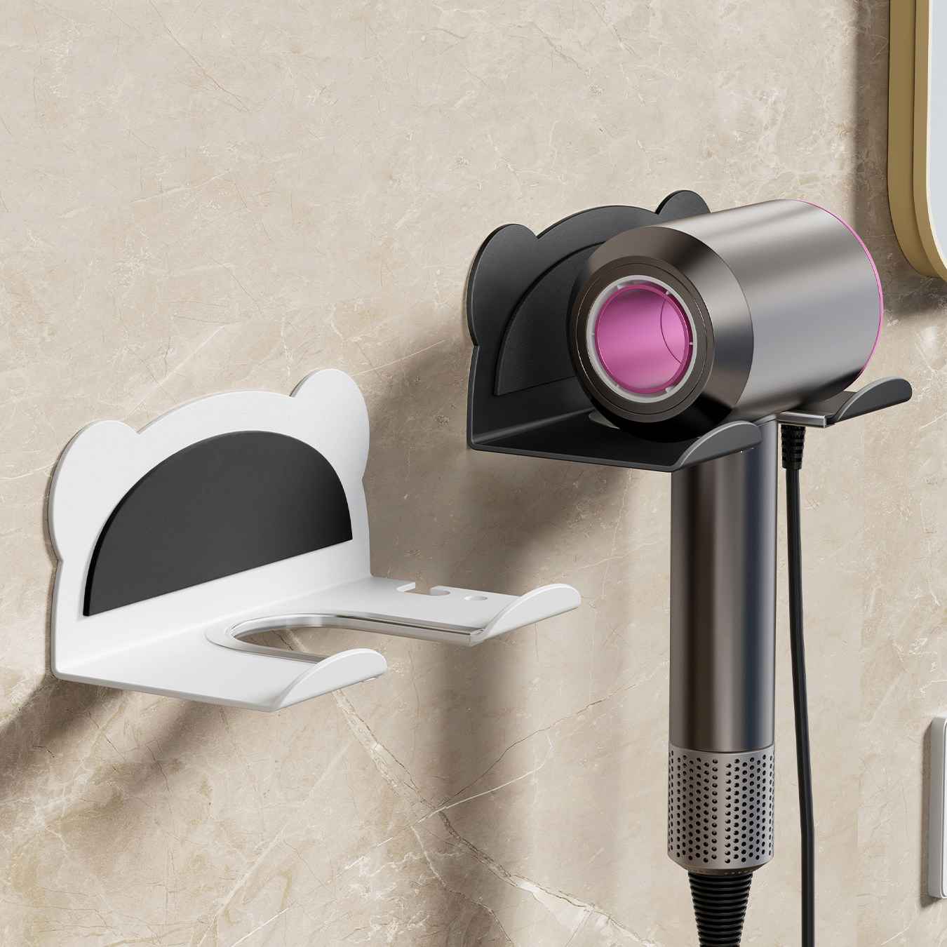 吹风机置物架支架家用卫生间电吹风架浴室壁挂式免打孔风筒收纳架,家庭/个人清洁工具,吹风机置物架,淘宝优惠券,粉丝福利购,淘宝优惠卷