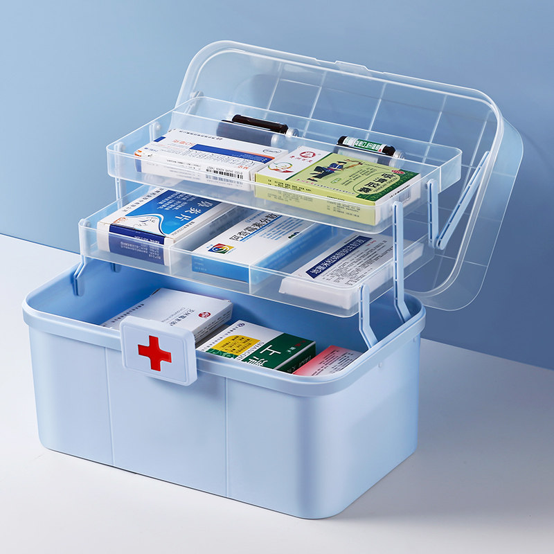 药箱家用大容量医药箱家庭装多层医疗箱多功能小急救箱药品收纳盒,收纳整理,医药箱,淘宝优惠券,粉丝福利购,淘宝优惠卷