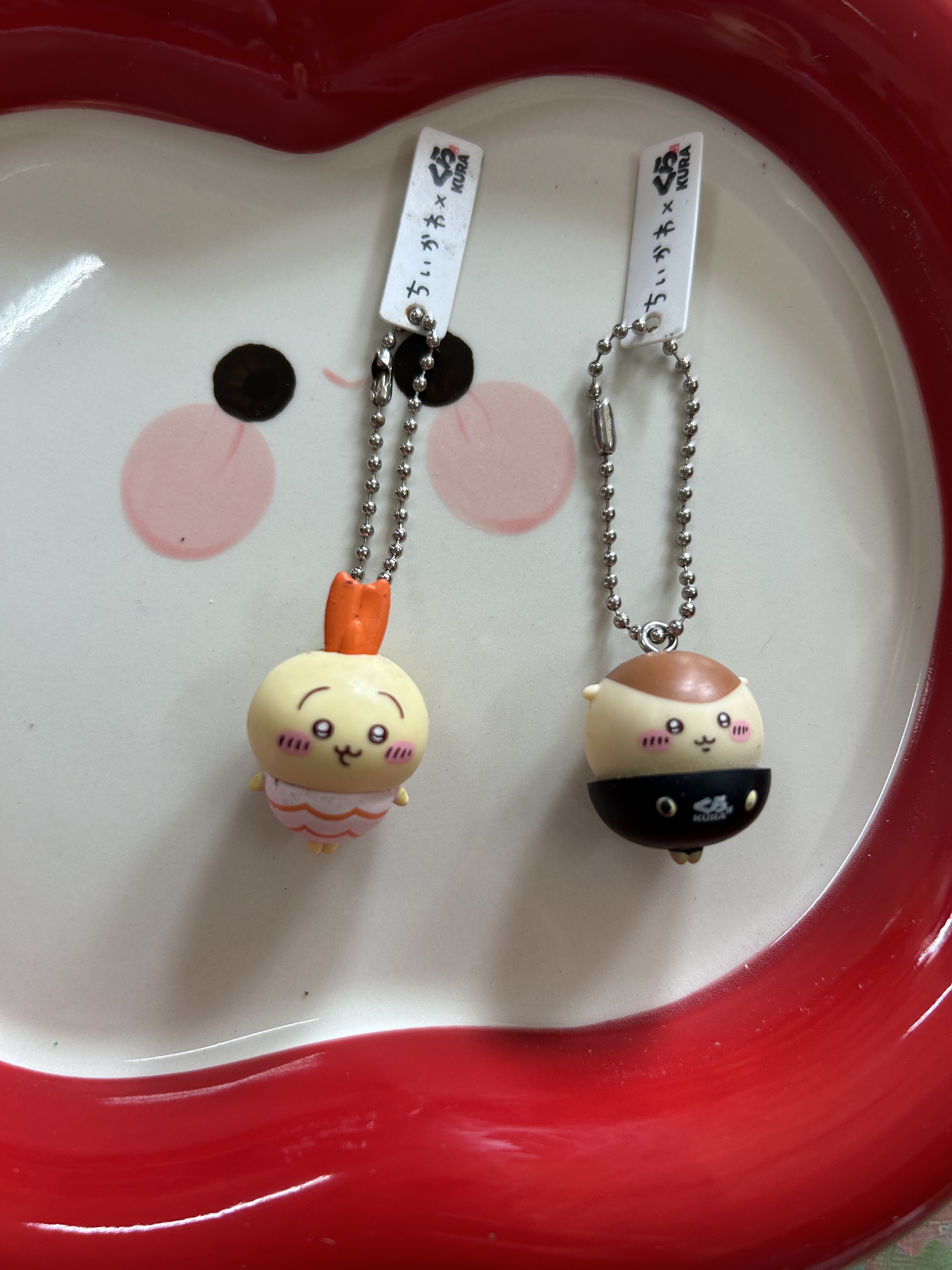 正版散货吉伊卡哇chiikawa kura寿司联名乌萨奇挂件摆件扭蛋食玩