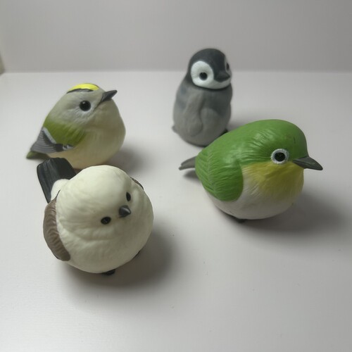 正版散货BANDAI万代可爱小鸟绣眼鸟 长尾山雀  企鹅   戴菊