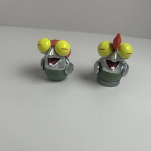 日本万代 喷射战士斯普拉遁splatoon3小鲑鱼 喷喷食玩印章小手办