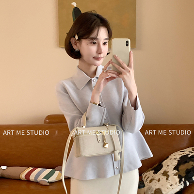 针织开衫毛衣外套女春千金感上衣