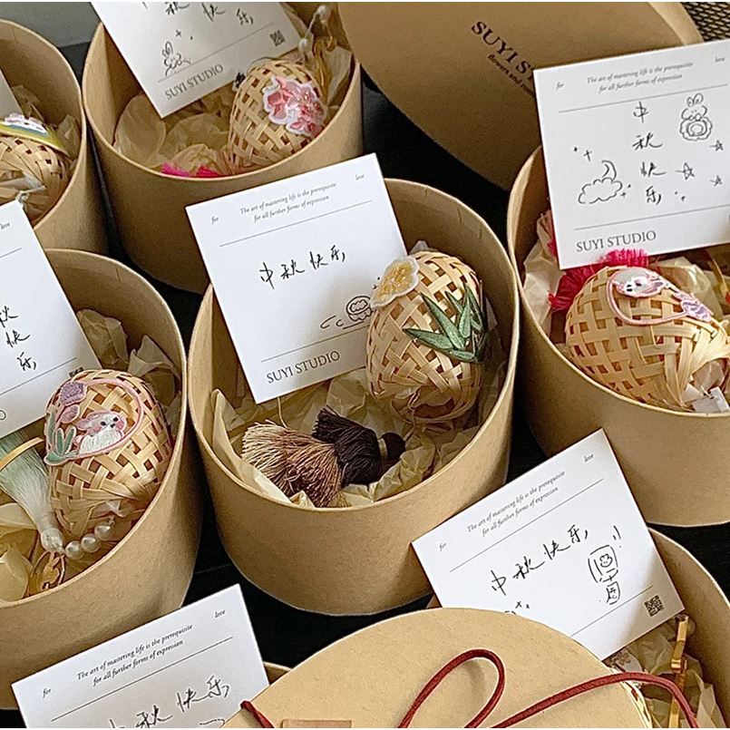 圣诞节月饼牛皮纸盒平安夜礼盒