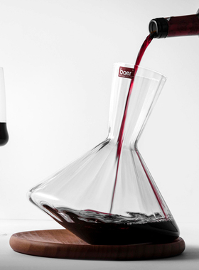 Baer水晶玻璃平衡醒酒器家用创意不倒翁醒酒器红酒盛酒壶倒酒器