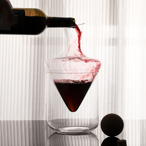 水晶玻璃冰镇醒酒耐热玻璃